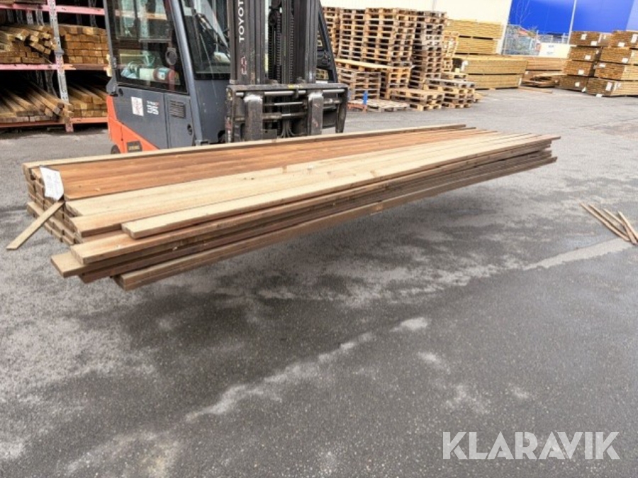 Trallvirke brunt Möreroyal 28x120 4,2m 64st