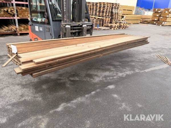 Trallvirke brunt Möreroyal 28x120 4,2m 64st