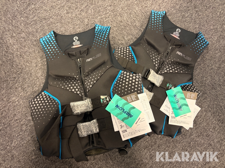 Flytvästar Airflow Stl. XS/S 2 st