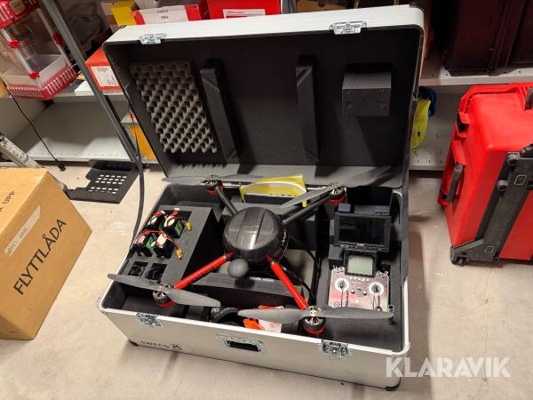 Drönare Geodrone X4L Professional inkl dator, handkontroll, batterier & låda