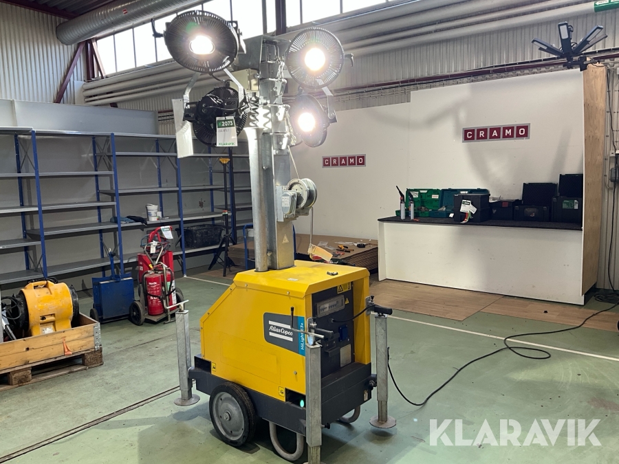 Belysningsmast Atlas Copco HiLight E3+