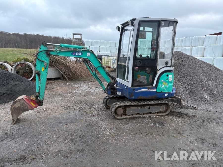 Grävmaskin Ihimer Nxt16 med redskap