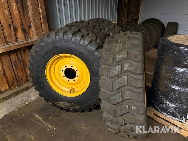 Entreprenadhjul 17,5 R25 Volvo L45 4st