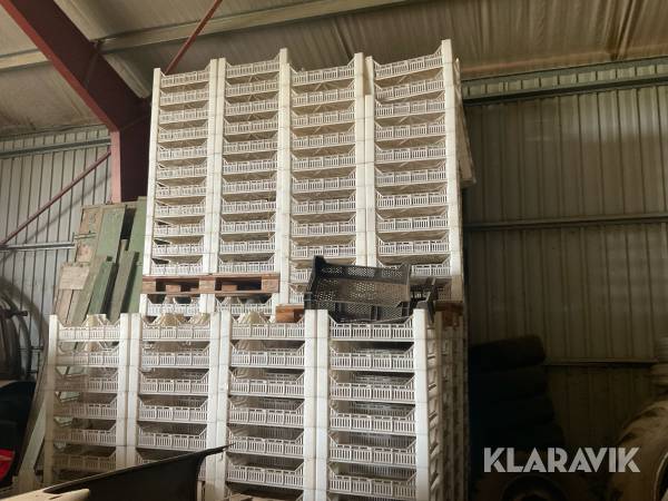 Stapelbara plastbackar 300st
