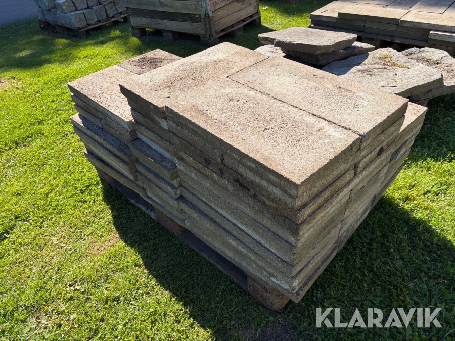 Marksten 50 x 25 x 4 cm ca 75 st