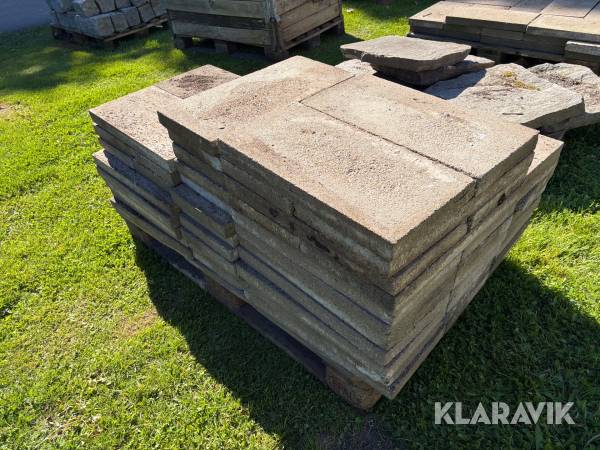 Marksten 50 x 25 x 4 cm ca 75 st
