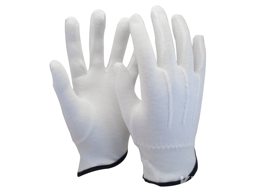 Bomullshandskar 167 par vit Protec®