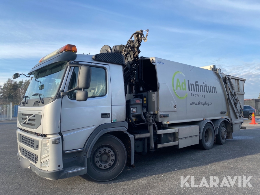 Baklastare Volvo FM 6*2 ​för krantömmare 