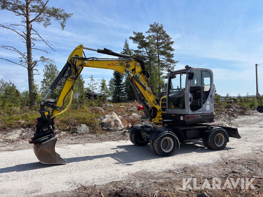 Grävmaskin Wacker Neuson 6503-2 med tiltrotator & skopor