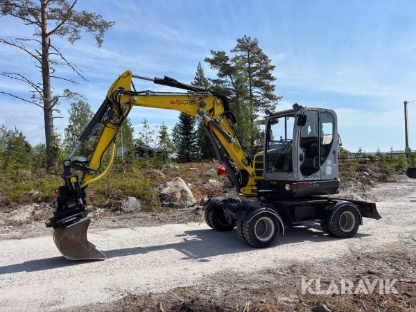 Grävmaskin Wacker Neuson 6503-2 med tiltrotator & skopor