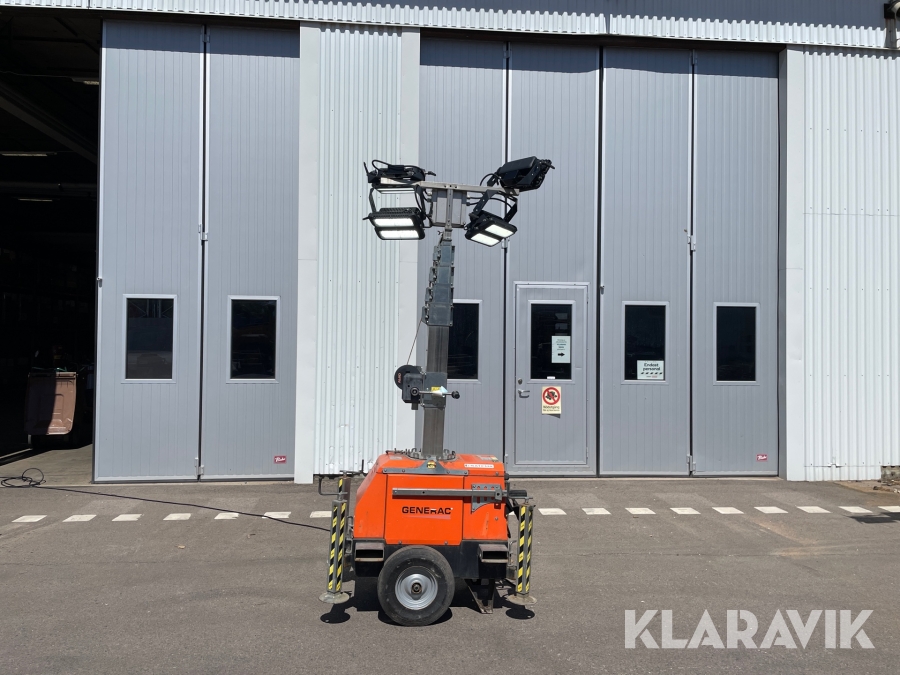 Belysningsmast Generac 7meters Roterbar Led