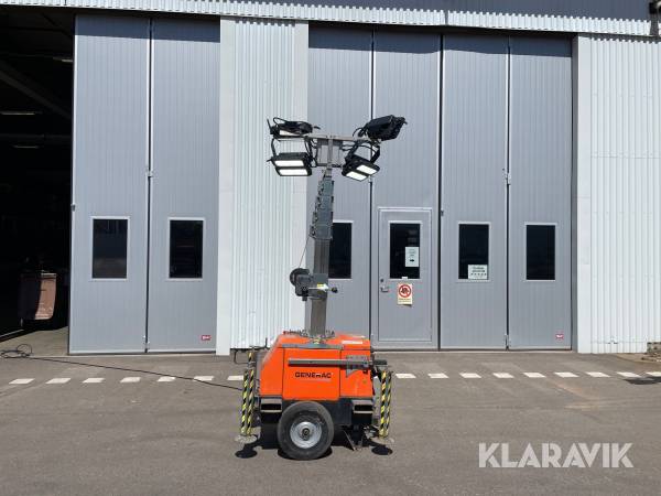 Belysningsmast Generac 7meters Roterbar Led