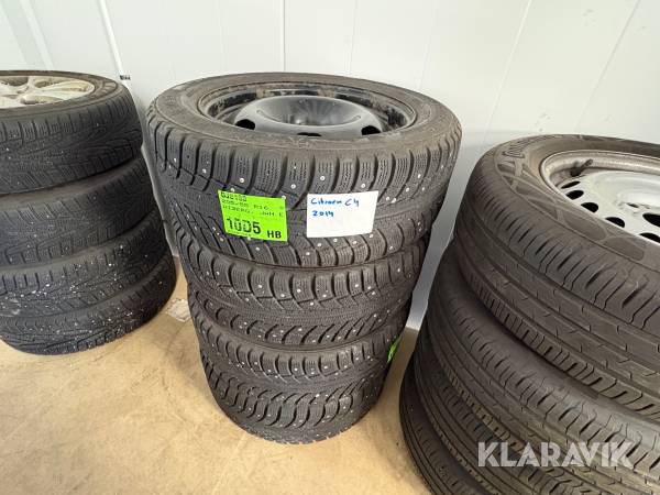 Dubbdäck med fälg Gislaved Nord Frost 5 Citroën C4 2014 205/55R16 4st