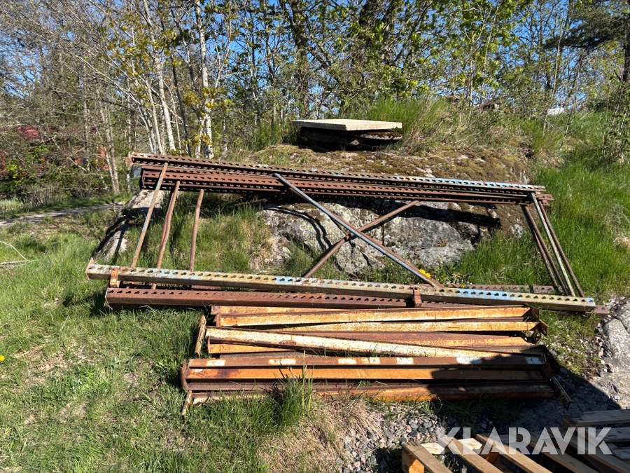 Pallställage 4st gavlar 12 bommar