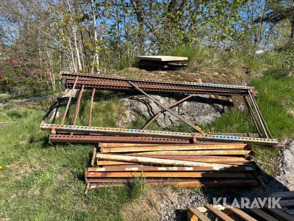 Pallställage 4st gavlar 12 bommar