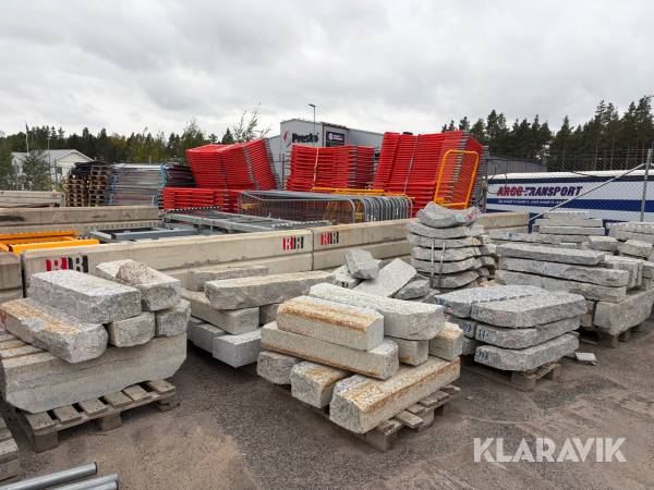 Kantsten i Granit & radier