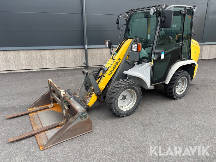 Hjullastare Kramer 5035 - 348 med redskap