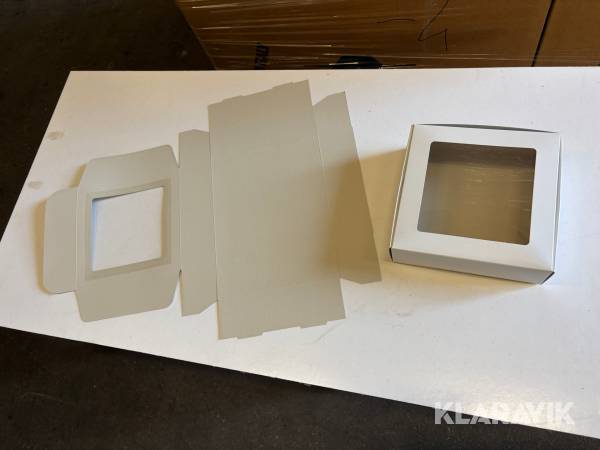 Kartonger för bakverk med display ca 2000st