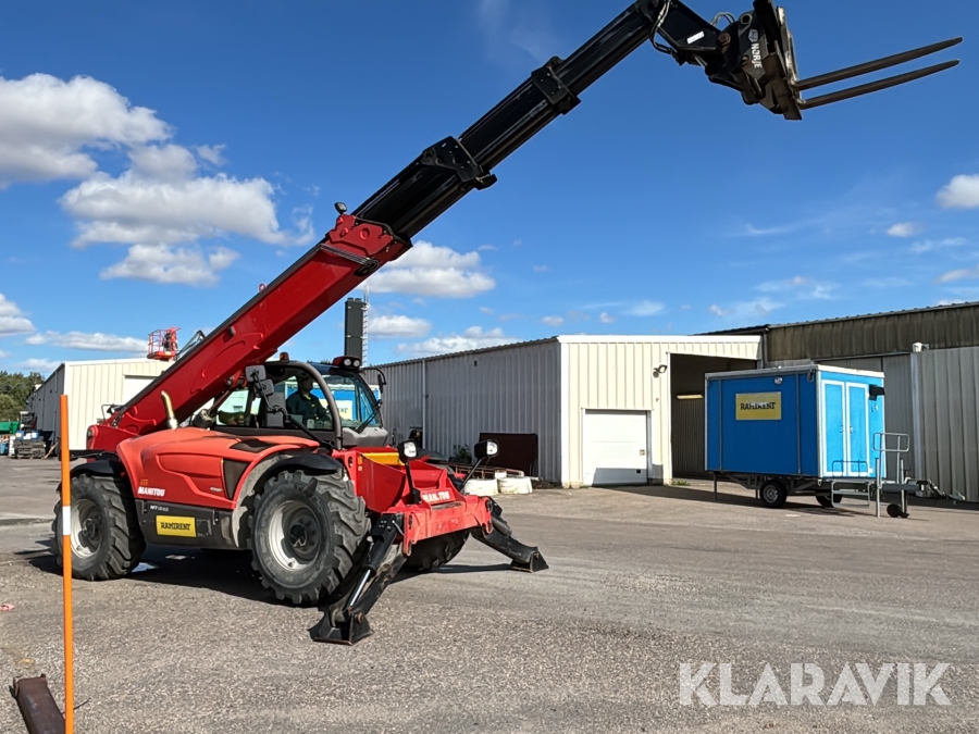 Teleskoplastare Manitou MT 1840 15meter / 1200kg / Gafflar