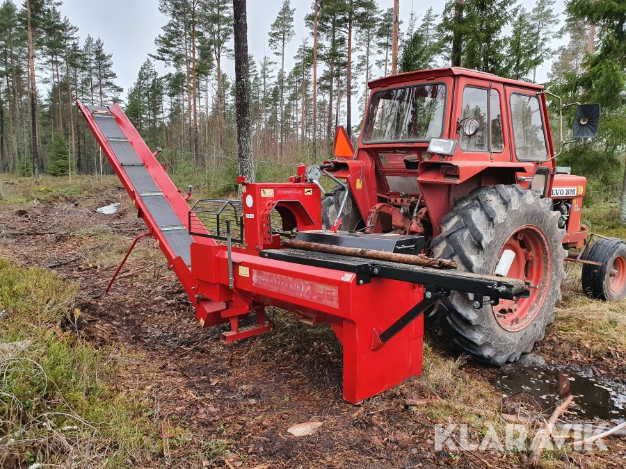 Vedmaskin Japa 2000 med transportband