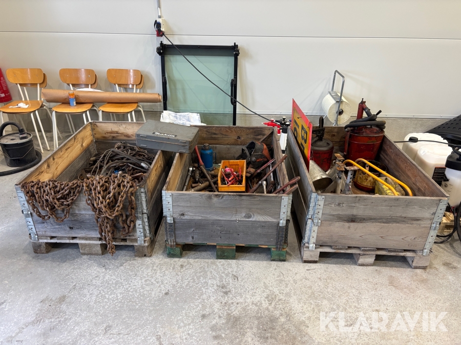 Diverse verkstadsutrustning