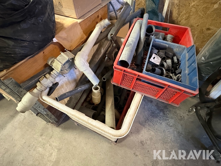 Diverse rördelar PVC/PP