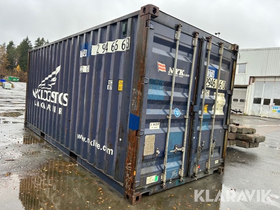 Container 2o fot isolerad med el, belysning & hyllor