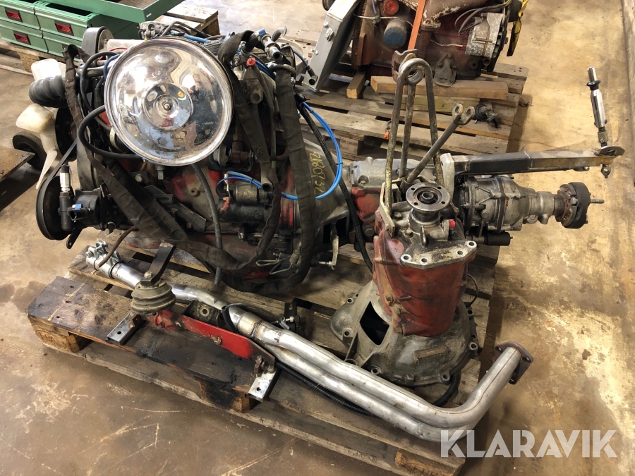 Motor Volvo B21 med 2st växellådor