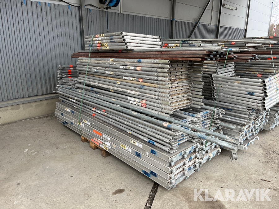 Ställningspaket Layher 307 aluminium komplett