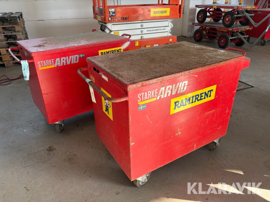 Verktygsvagn Starke Arvid 36100 2 st