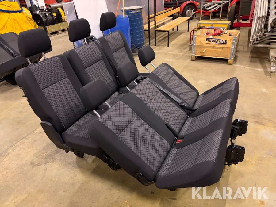 Baksäte 5-sits Volkswagen Transporter/Caravelle 3/2/1 säte