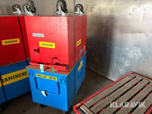 Verktygsvagn Starke Arvid, Stilo Maxi, Jumbo 2 st