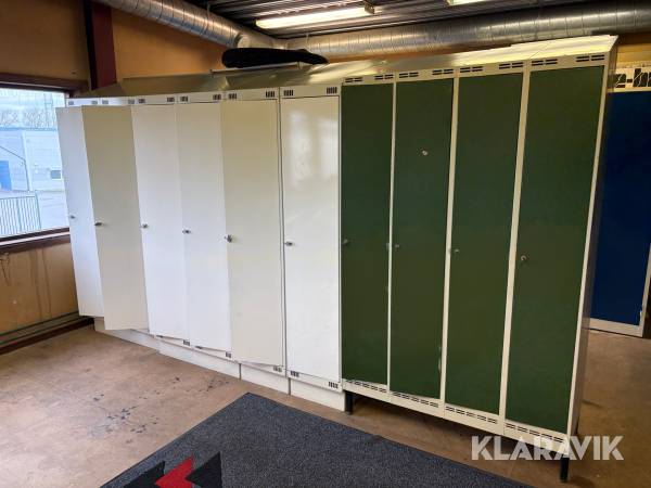 Klädskåp 10st platser