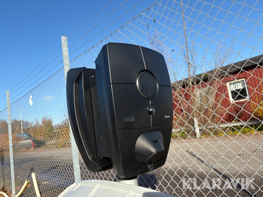 Stolpmonterade elbilsladdare Zaptec Pro MID 2 laddare