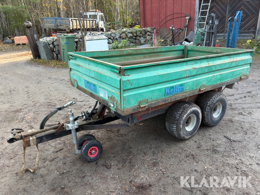 2-axlad Tippkärra Kellfri T125