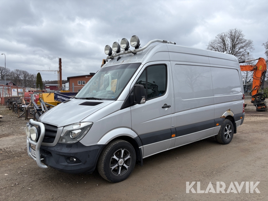 Servicebuss Skåpbil Mercedes-Benz Sprinter 319 Bluetec