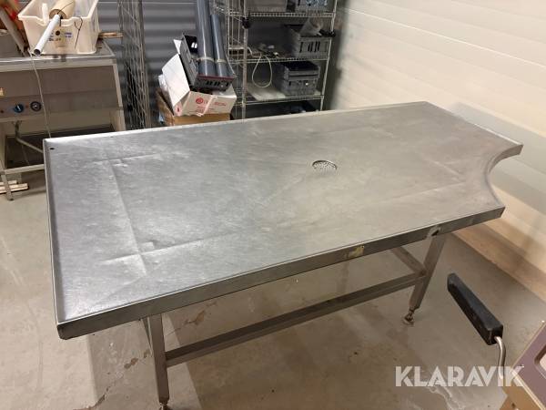 Rostfritt bord 2000x1000x870mm
