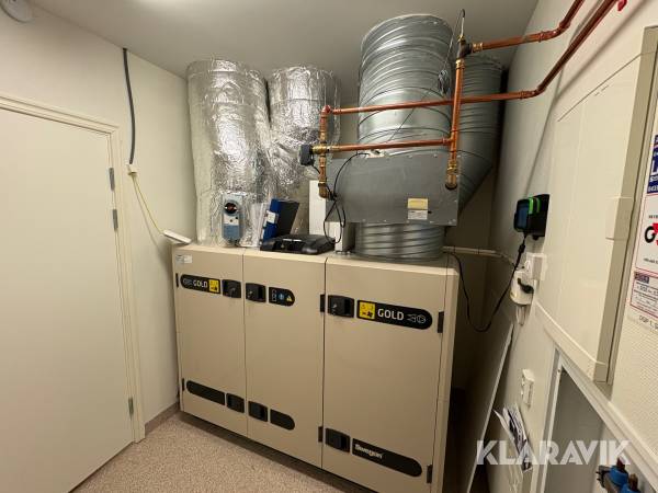 FTX anläggning Swegon med värmeväxlare