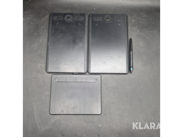 Ritplattor Wacom 2 Intuos Pro PTH-460 och 1 Intuos CTL-4100, 3 st