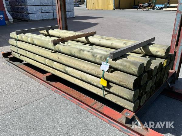 Virkespaket byggtimmer tryckimpregnerat nytt 12x14x300cm 84löpmeter