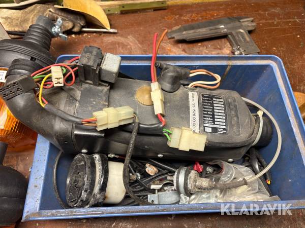 Kupévärmare Eberspräche D 1 L med rotorlampor 24V