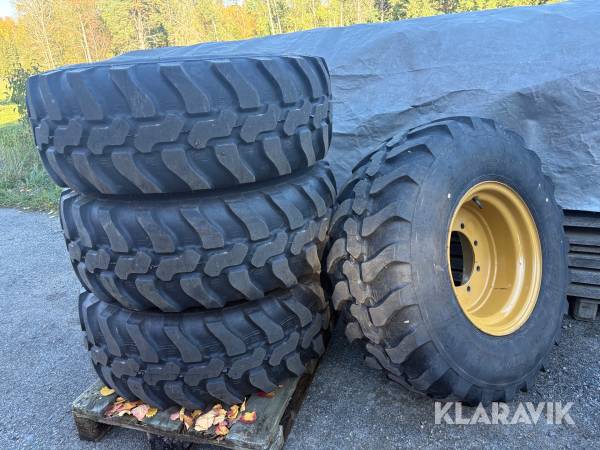 Däck till Hjullastare Dunlop 405/70R20 4st