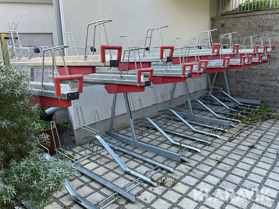 Cykelställ VelopA Tvåvånings 2x16 cyklar