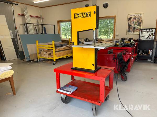 Bandsåg Dewalt DW876 på vagn