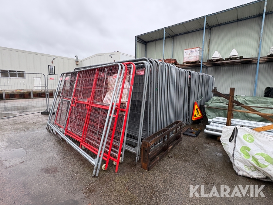 Byggstaket med fötter och klämmor Demex