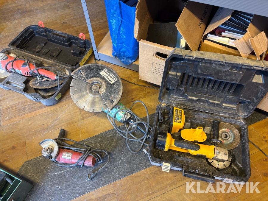 Diverse Byggmaskiner / kapmaskiner 4st