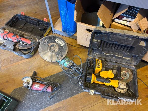Diverse Byggmaskiner / kapmaskiner 4st