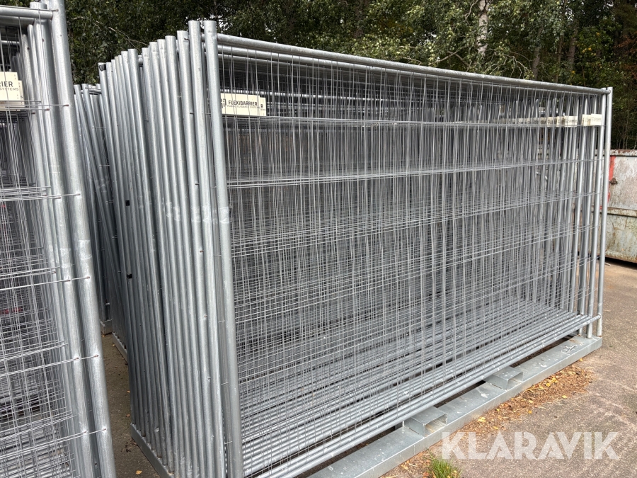 Staket Flexibarrier 3,5m 90st med fötter