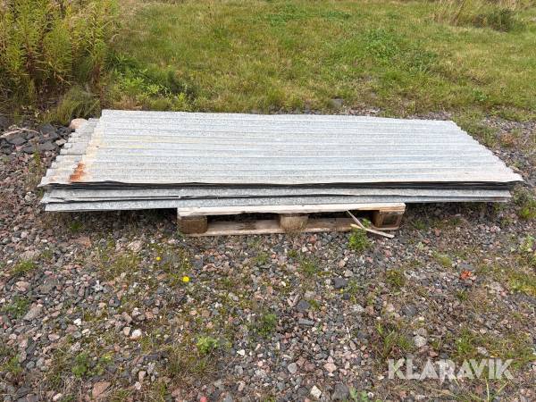 Korrigerad sinusformad plåt 15 st