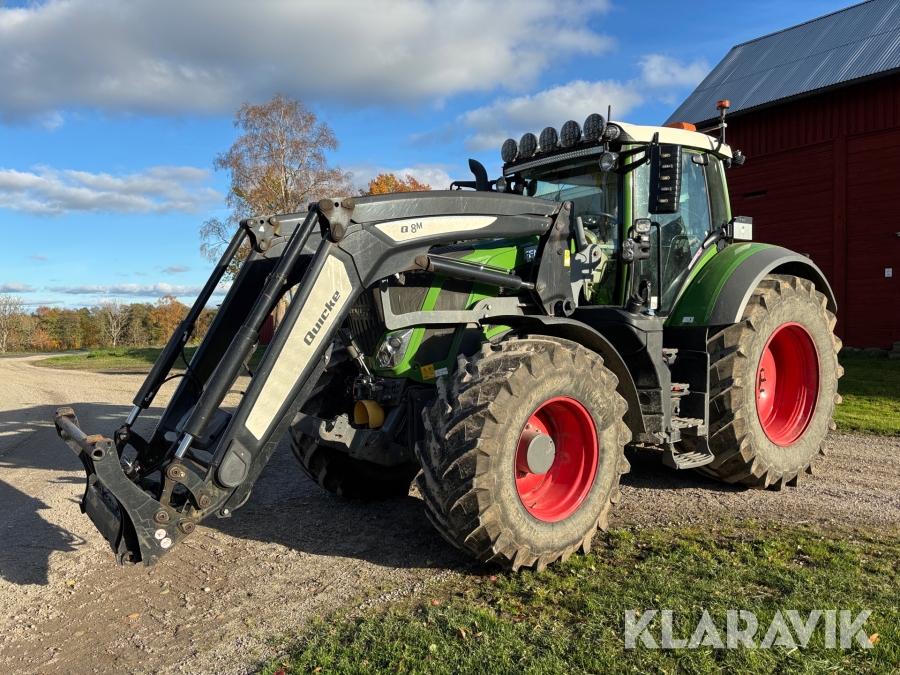 Traktor Fendt 828 Vario med frontlastare